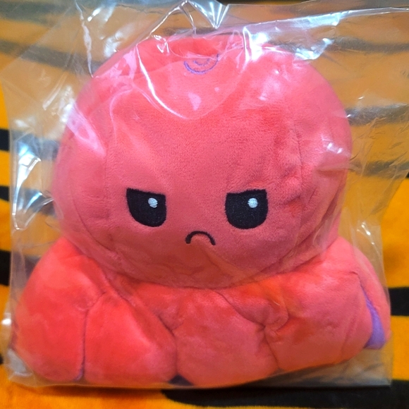 Reversible Octopus Plushie: Pink + Purple - Picture 2 of 2
